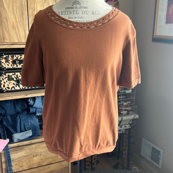 Ann Taylor Factory Tops - Ann Taylor Knit Shirt - Large